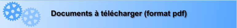 Documents à télécharger (format pdf)